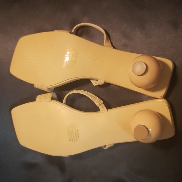 H Halston Ball-heeled Slip-on Dress Sandals, Neutral Tan Color - Picture 5 of 5